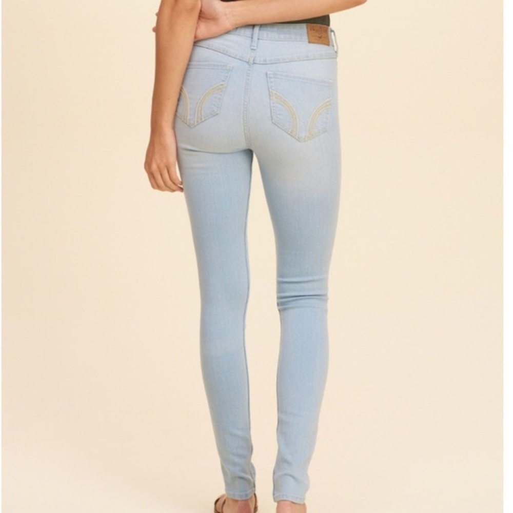 Hollister Light Washed Blue Jeans Skinny denim